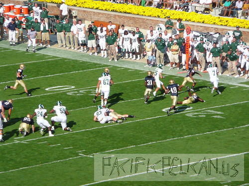 Keith Nichol running for Michigan State